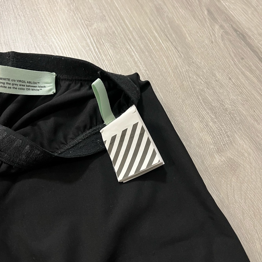 OFF-WHITE "LOGO-PRINTED" BIKE SHORTS (RARE!) - Picture 5 of 7